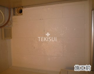 浴室化粧パネル　施工前